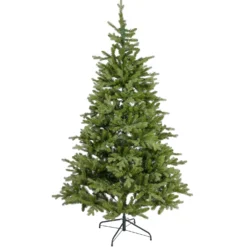 Albero Alpino in finto pino 210 cm, 500 led integrati bianco caldo