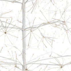 Albero Bianco RICCO, h 1,8 m, 2100 microled bianco caldo, uso interno