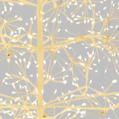 Albero Bianco RICCO, h 1,2 m, 1000 microled bianco caldo, uso interno