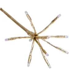 Albero Conico Champagne, h 1,8 m, 980 led bianco caldo