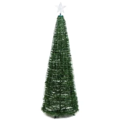 Albero conico ripiegabile h. 180 cm, Gocce di Luce led RGB