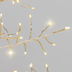 Albero Conico Tiglio bianco h 1,8 m, 1568 microled bianco caldo, uso interno