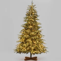 Albero Deluxe in finto pino 195 cm, 2950 miniled integrati bianco caldo