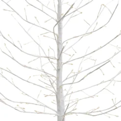 Albero Ramo di Tiglio bianco h 0,9 m, 240 microled bianco caldo, uso interno
