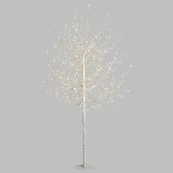 Albero Ramo luminoso Leccio bianco 1,5 m, 640 microled bianco caldo, uso interno