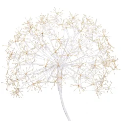 Albero Ramo sfera RICCO bianco, h 160 cm, 1350 microled bianco caldo, uso interno