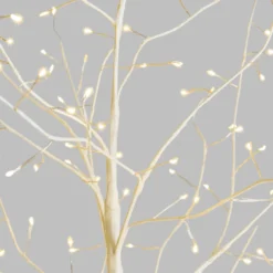 Albero Ramo Tiglio bianco 1,7 m, 784 microled bianco caldo, uso interno