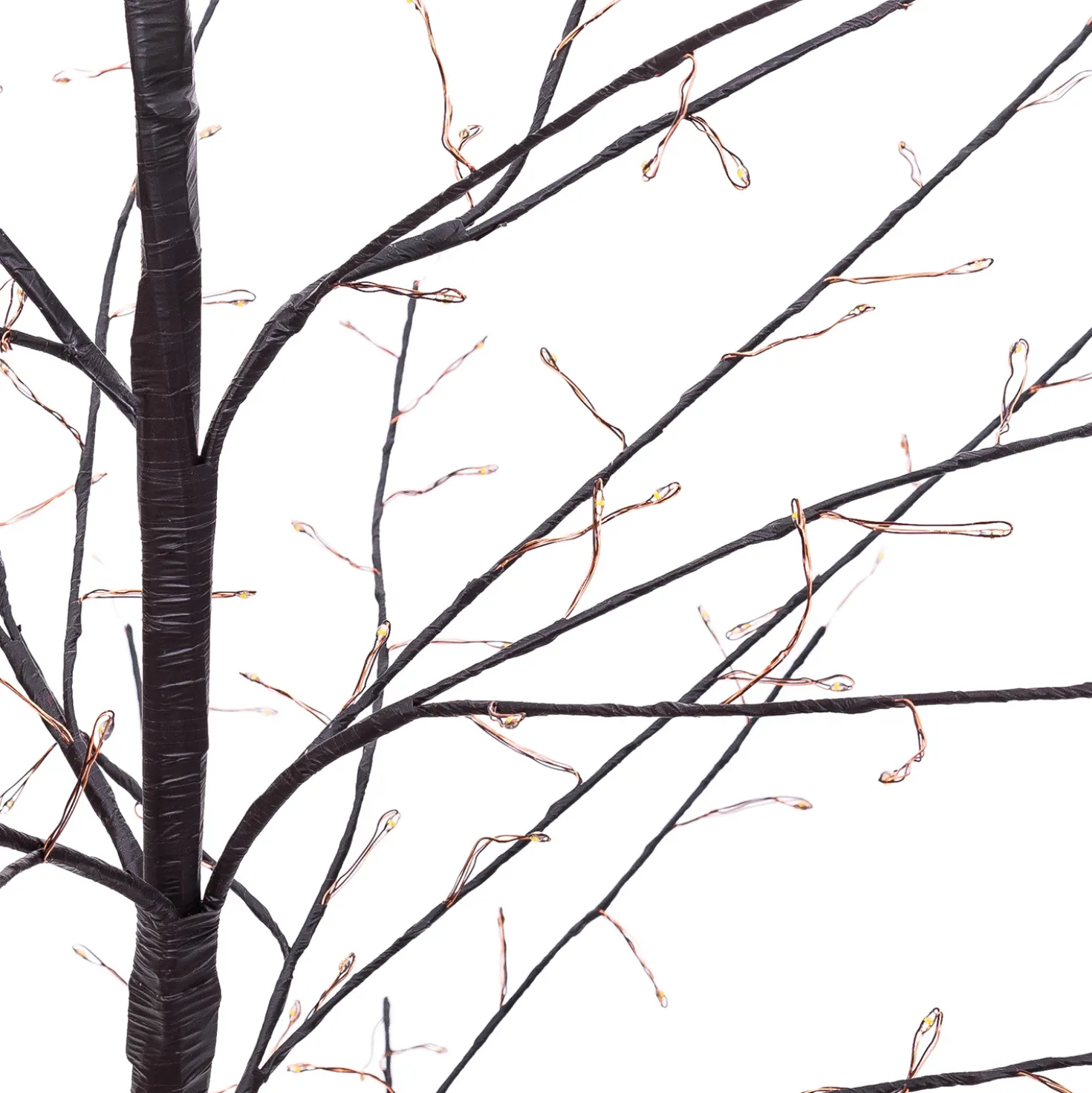 Albero Ramo Tiglio marrone h 1,5 m, 640 microled bianco caldo, uso interno