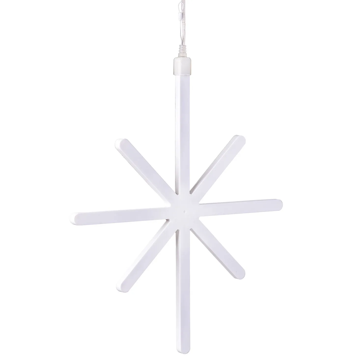 Animated Polar Star 36 cm, Connect ProLine 36V, 76 led SMD bianco caldo, cavo trasparente