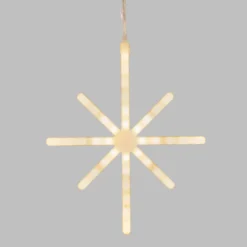 Animated Polar Star 36 cm, Connect ProLine 36V, 76 led SMD bianco caldo, cavo trasparente