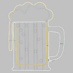 Boccale di Birra in tubo led effetto neon