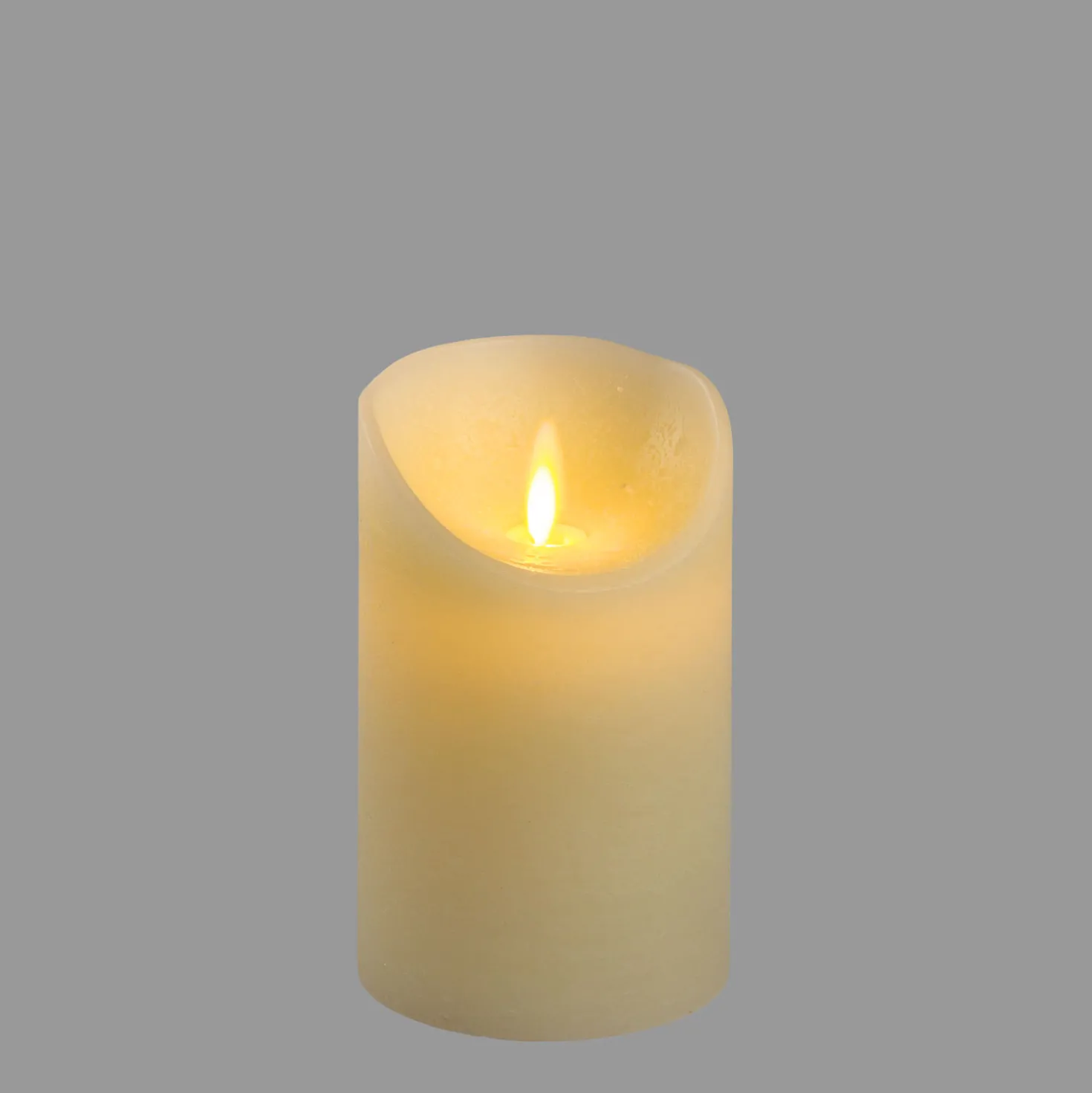 Candela Rustic Avorio h 12,5 cm