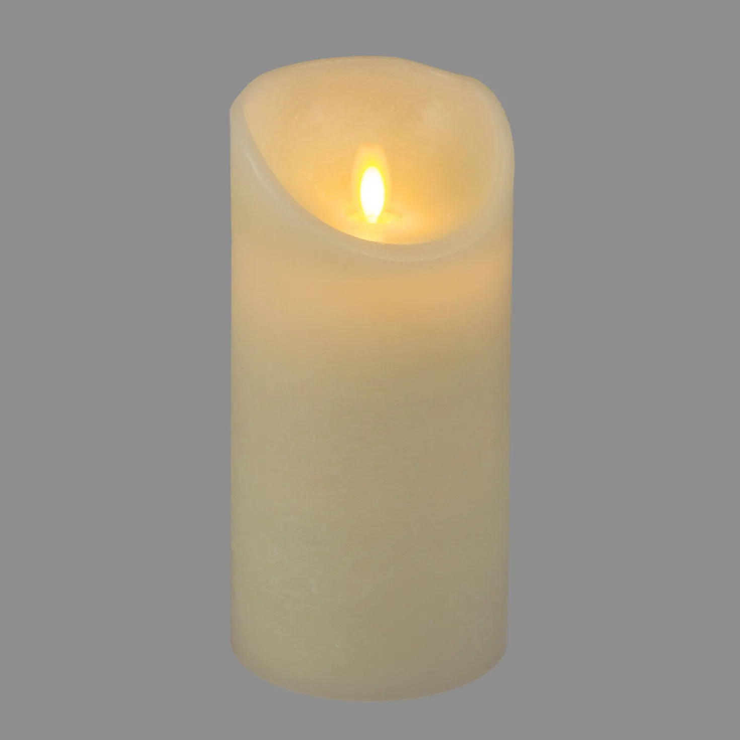Candela Rustic Avorio h 18 cm