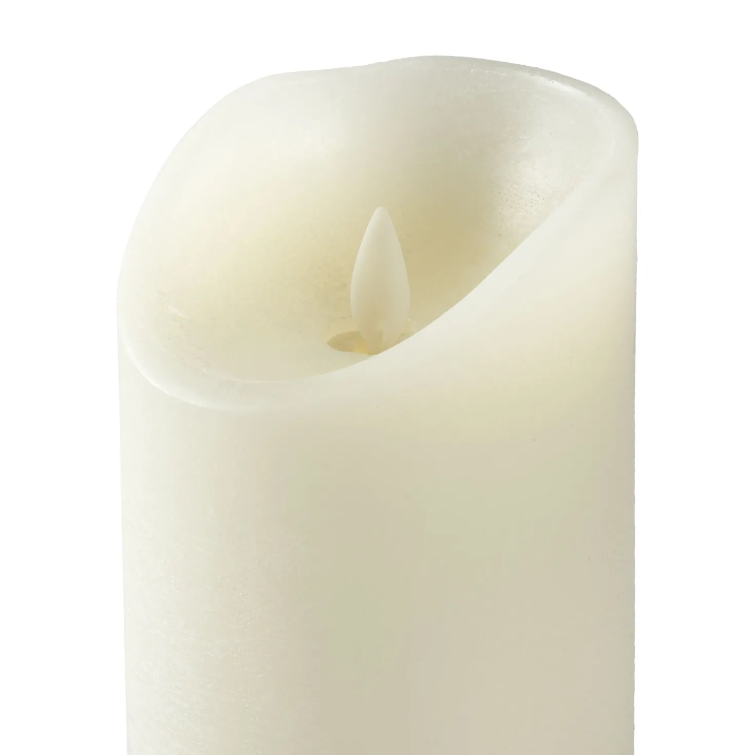 Candela Rustic Avorio h 18 cm