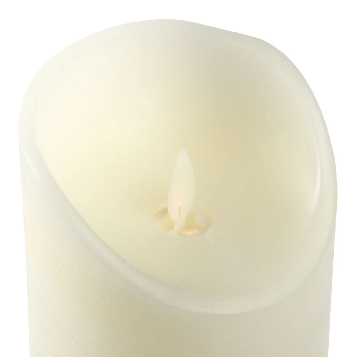 Candela Rustic Avorio h 18 cm