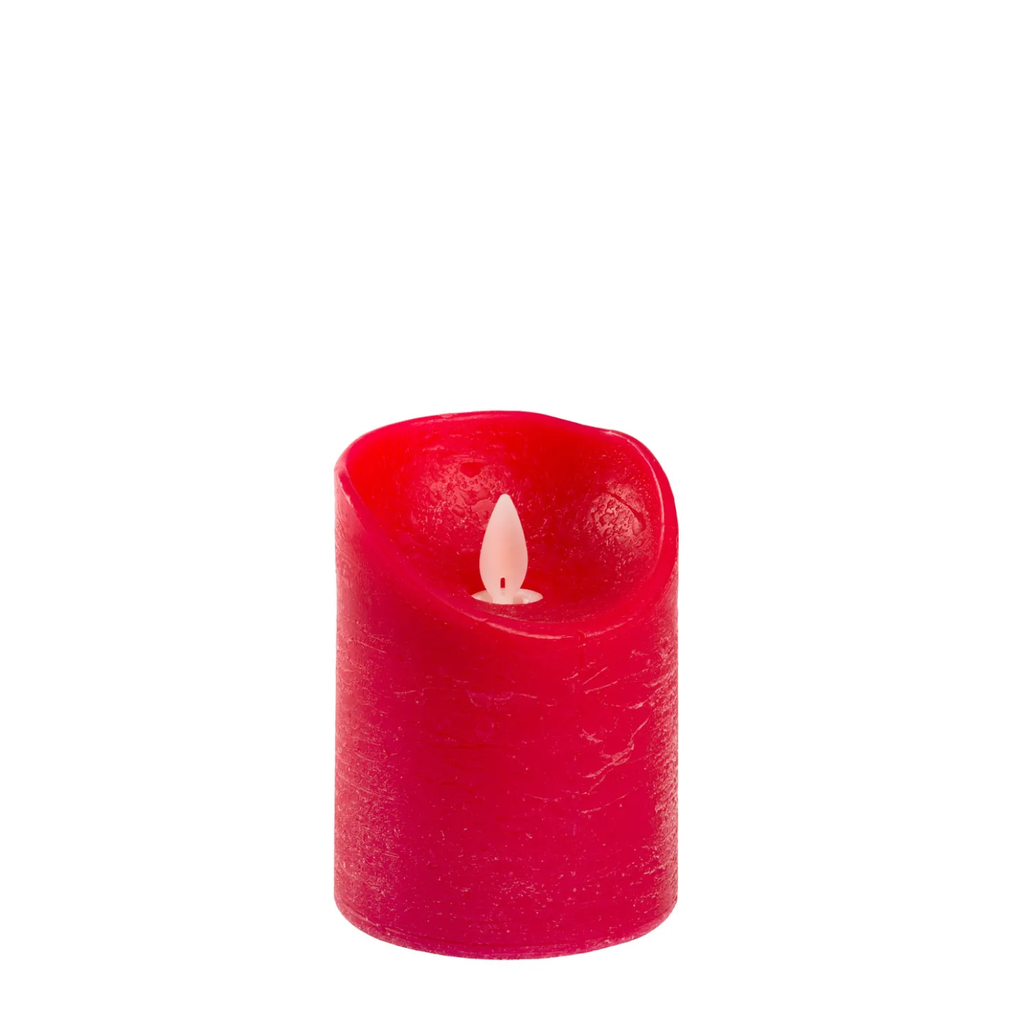 Candela Rustic Rossa h 10 cm