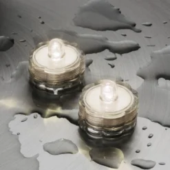 10 candeline led sommergibili, bianco caldo