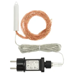 Cascata di luce, 300 microled bianco extra caldo