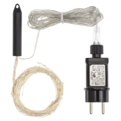 Cascata di luce, 100 microled bianco freddo