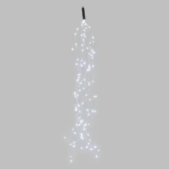 Cascata di luce, 100 microled bianco freddo