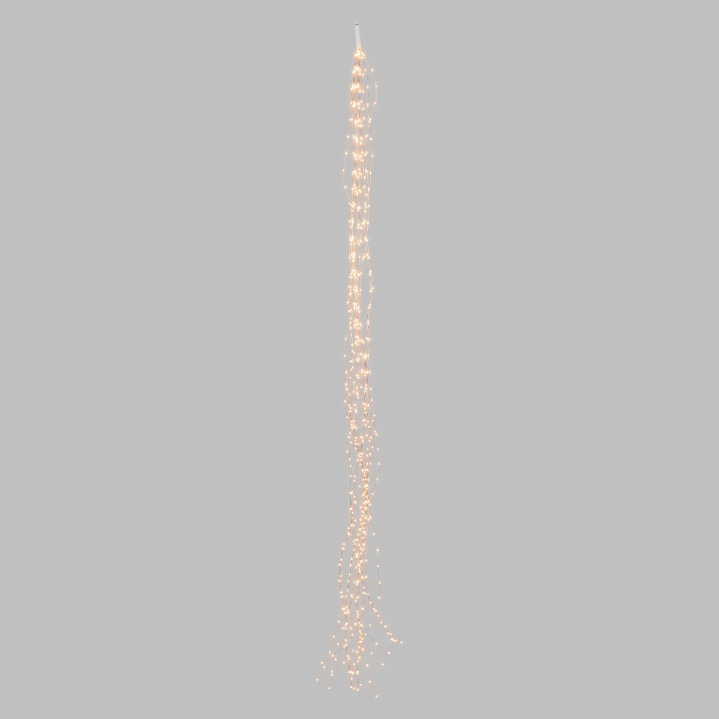 Cascata di luce rame, 600 microled bianco extra caldo