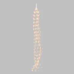 Cascata di luce rame, 300 microled bianco extra caldo