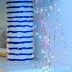 Cascata di luce rame, 320 microled multiflash RGB