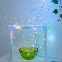 Cascata di luce rame, 960 microled multiflash RGB