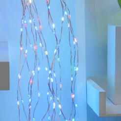 Cascata di luce rame, 640 microled multiflash RGB
