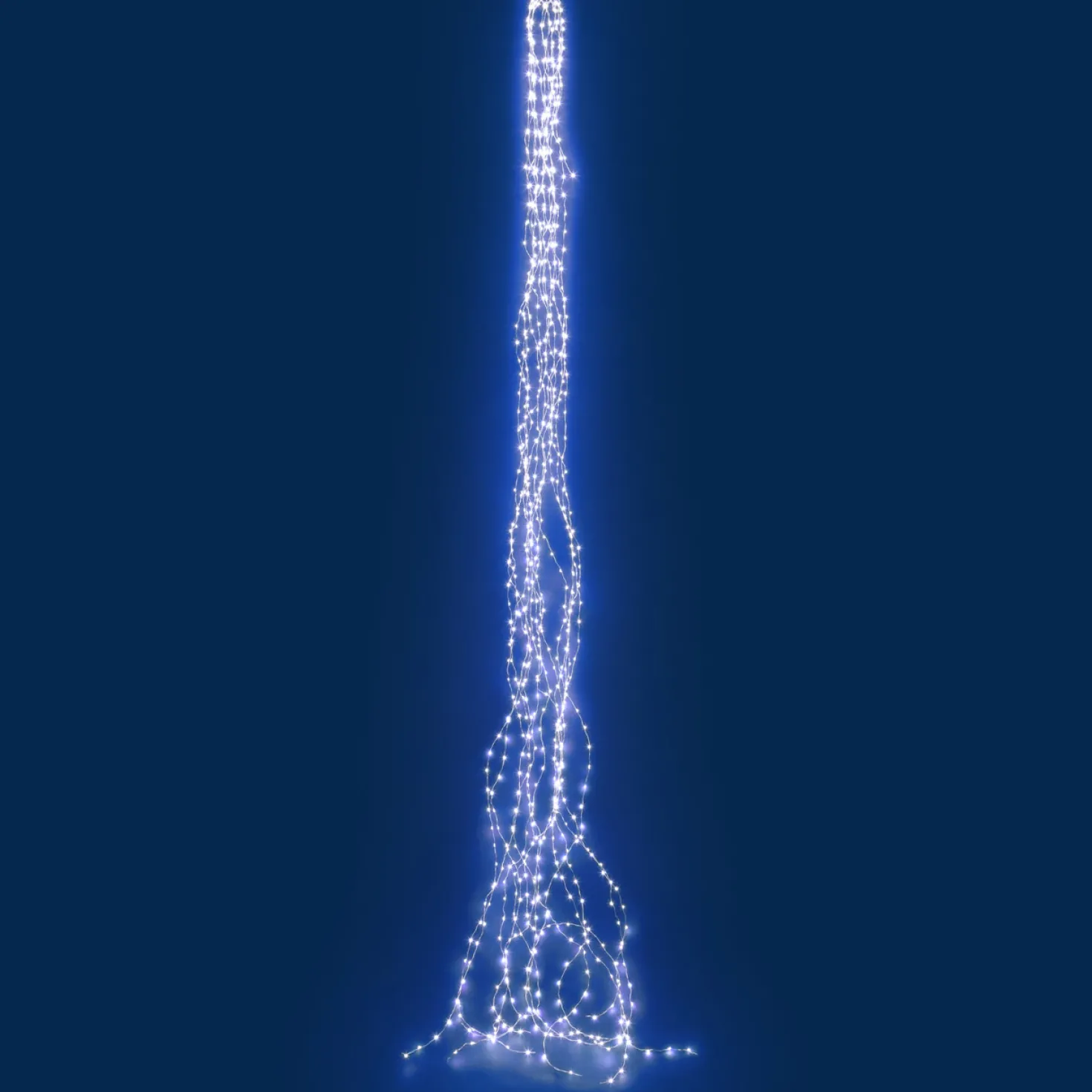 Cascata di luci 3 m, 900 microled bianco caldo
