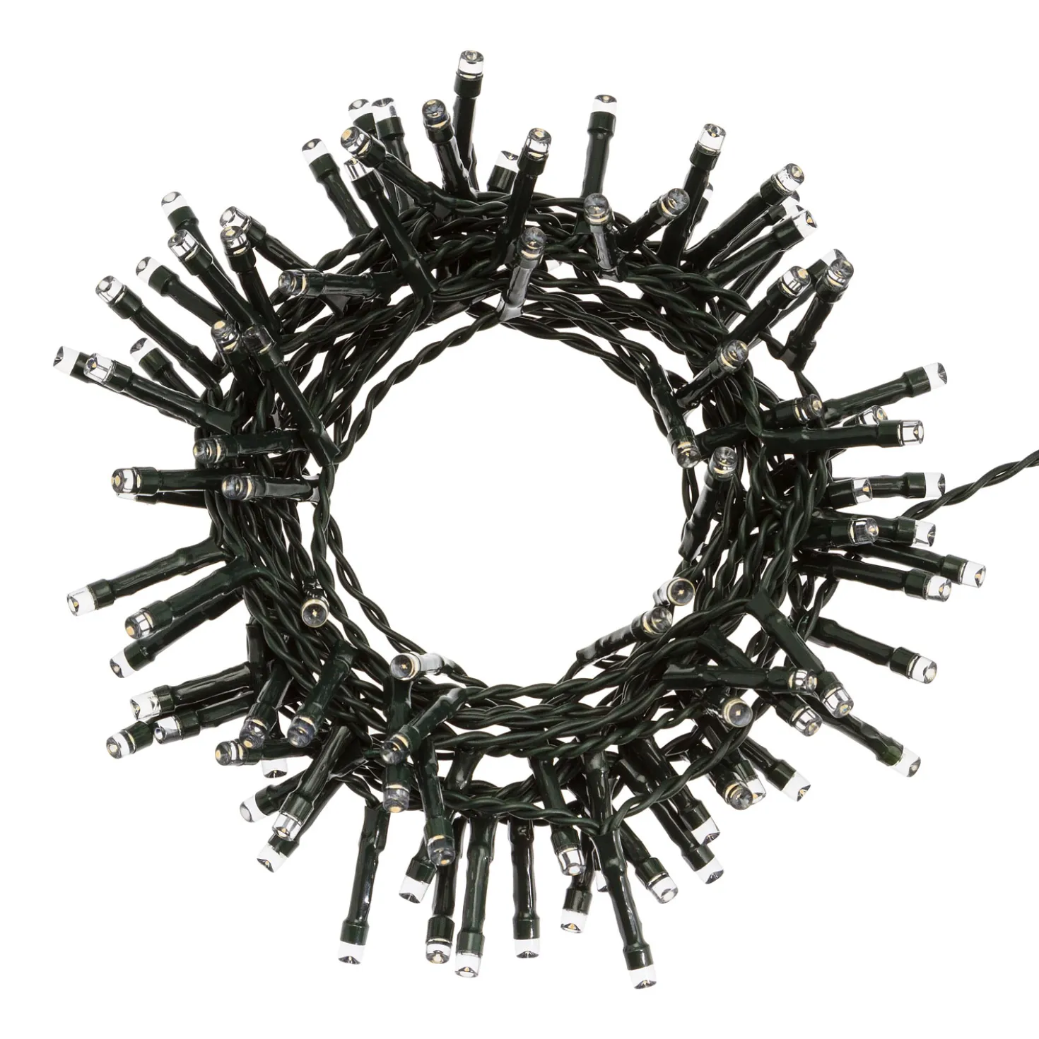 Catena a batteria 3,8 m, 96 led bianco caldo