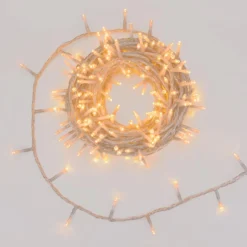 Catena Connect+ 25 m, 500 led bianco caldo, cavo trasparente, prolungabile