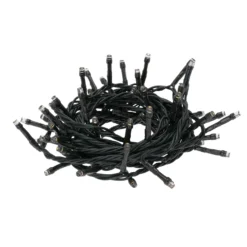 Catena Connect+ 25 m, 250 led bianco caldo, cavo verde, prolungabile