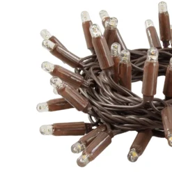 Catena Connect ProLine 36V, 12 m, 120 maxiled bianco caldo, cavo marrone, prolungabile