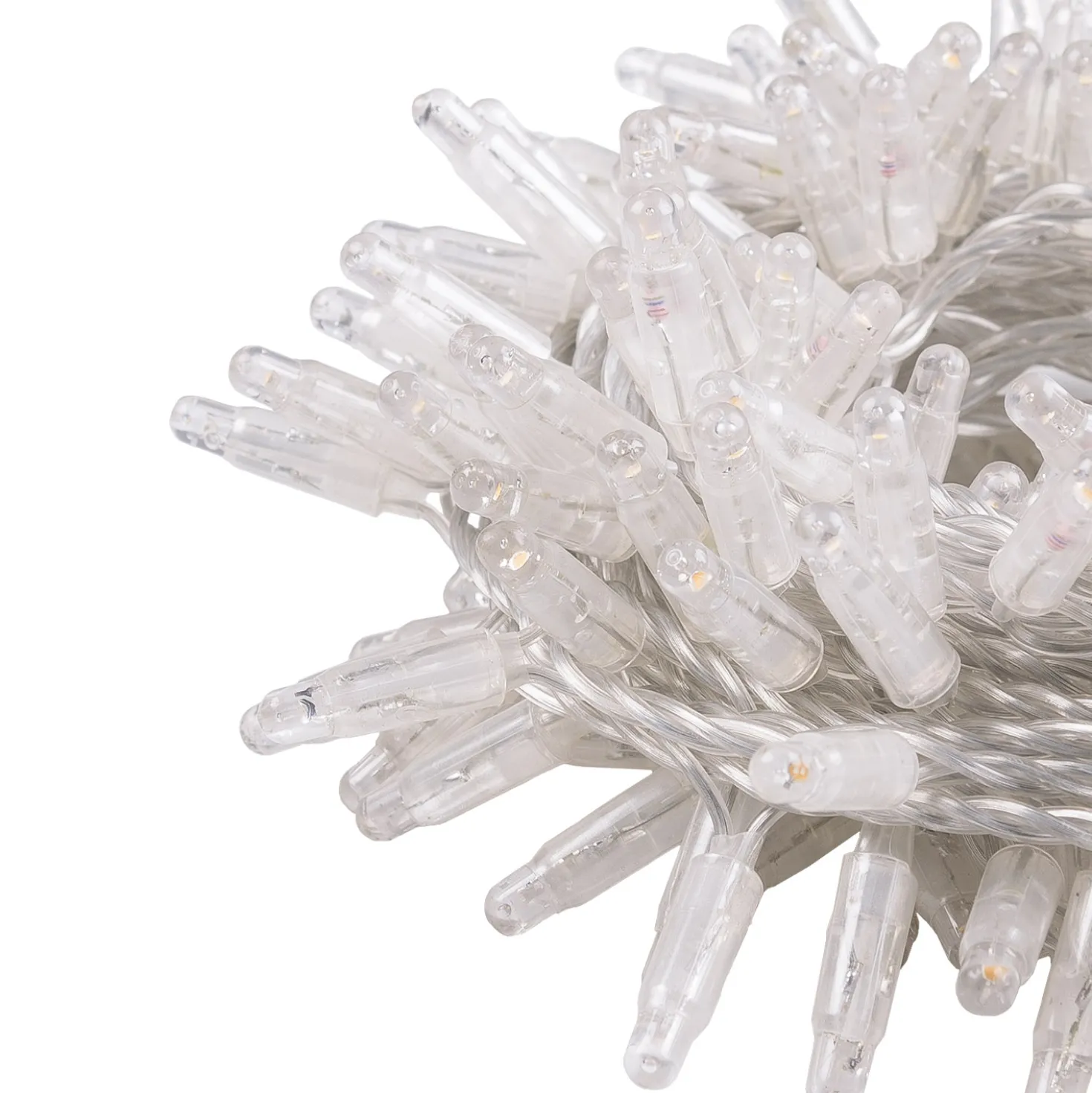 Catena Connect ProLine 36V, 25 m, 250 maxiled bianco caldo, cavo trasparente, prolungabile