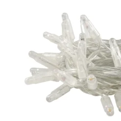 Catena Connect ProLine 36V, 5 m, 100 maxiled bianco caldo, cavo trasparente, prolungabile