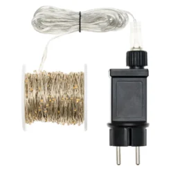Catena di 400 microled bianco caldo