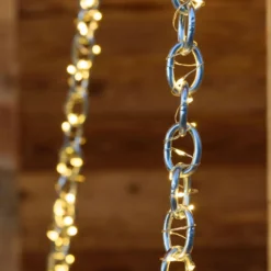 Catena di 400 microled bianco caldo