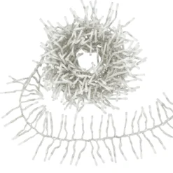 Catena Festone Connect+ 3 m, 300 led bianco caldo e bianco freddo, cavo trasparente, prolungabile