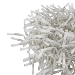 Catena Festone Connect+ 5 m, 500 led bianco caldo, cavo trasparente, prolungabile