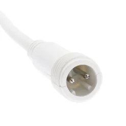 Catena Festone 4 m, 200 maxiled bianco caldo, cavo bianco, prolungabile, IP67
