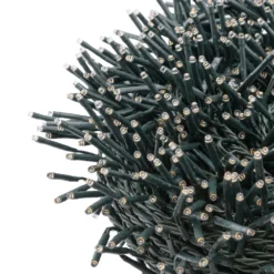 Catena Festone 45 m, 3000 miniled bianco caldo, cavo verde