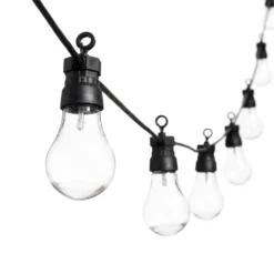 Catena 30 lampadine vintage led bianco caldo, Ø 50 mm