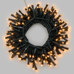 Catena luminosa a batteria, 500 led extra caldo