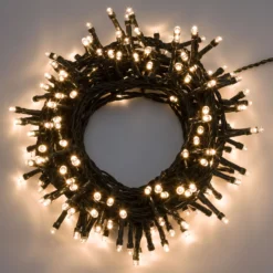 Catena luminosa, 600 led bianco caldo