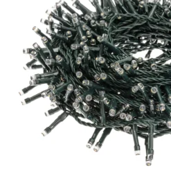 Catena luminosa, 1500 led bianco extra caldo
