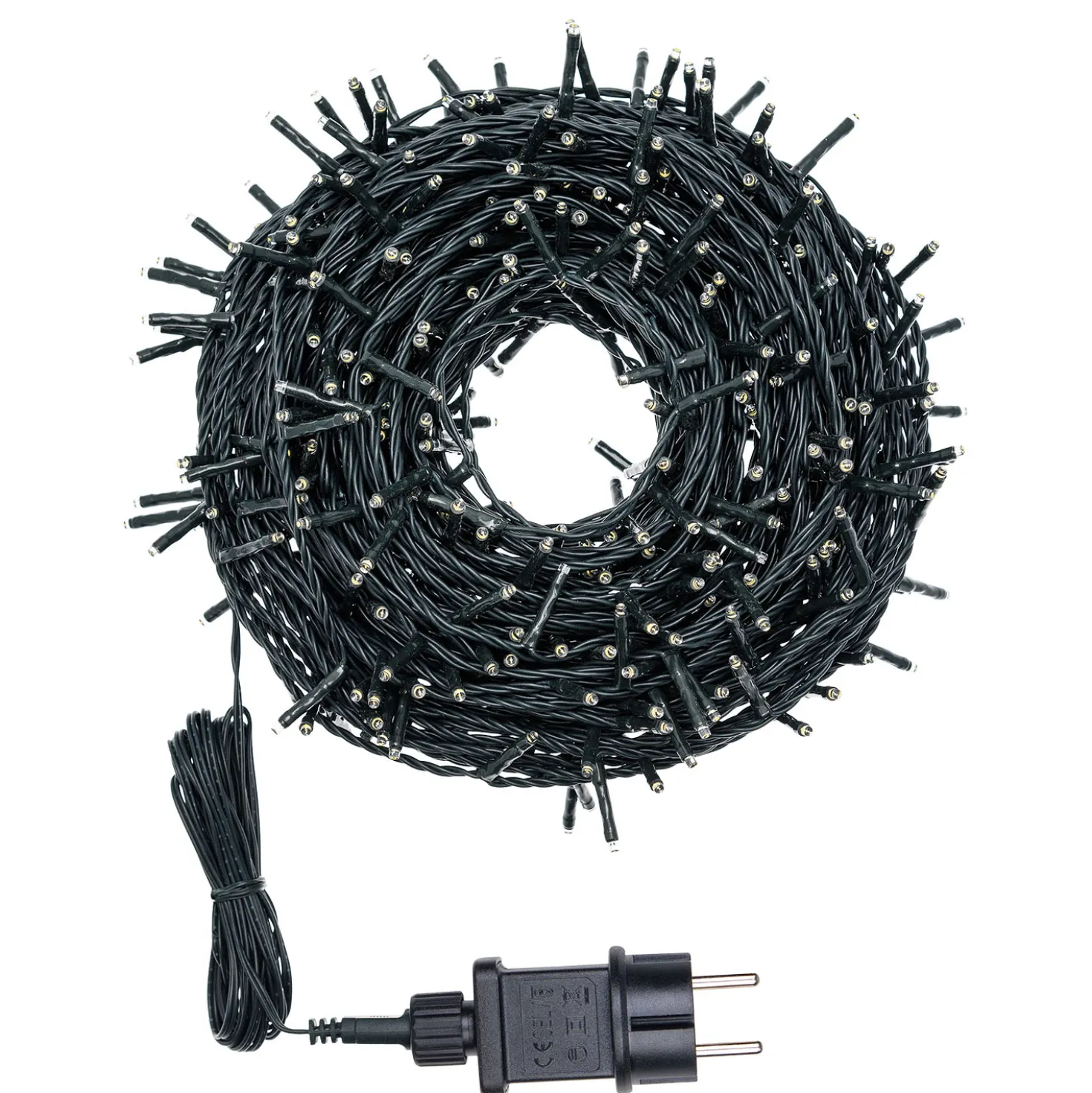 Catena luminosa, 480 miniled bianco extra caldo