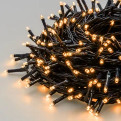 Catena luminosa, 180 miniled bianco extra caldo