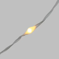 Catena MicroLED di 50 m, 500 microled bianco extra caldo, cavo bianco