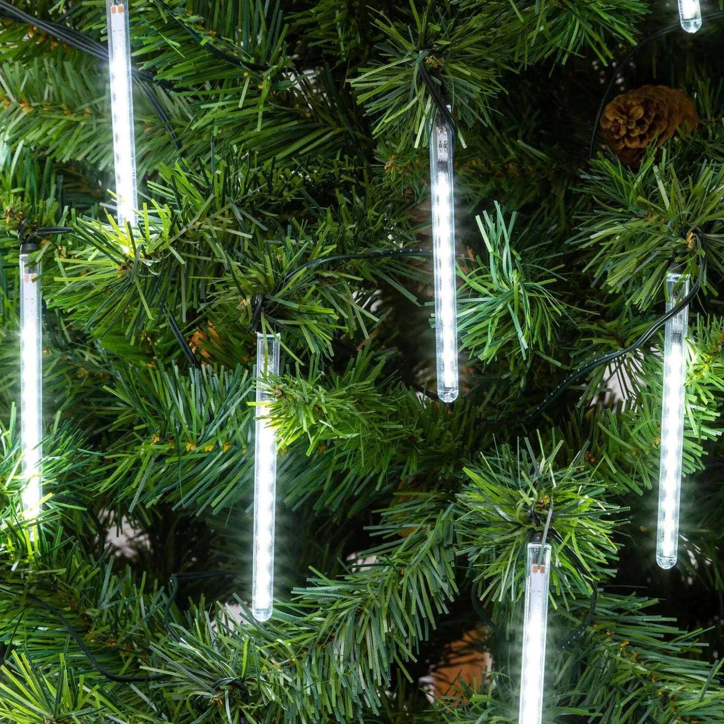 Catena 20 Mini tubi luminosi, led bianco freddo
